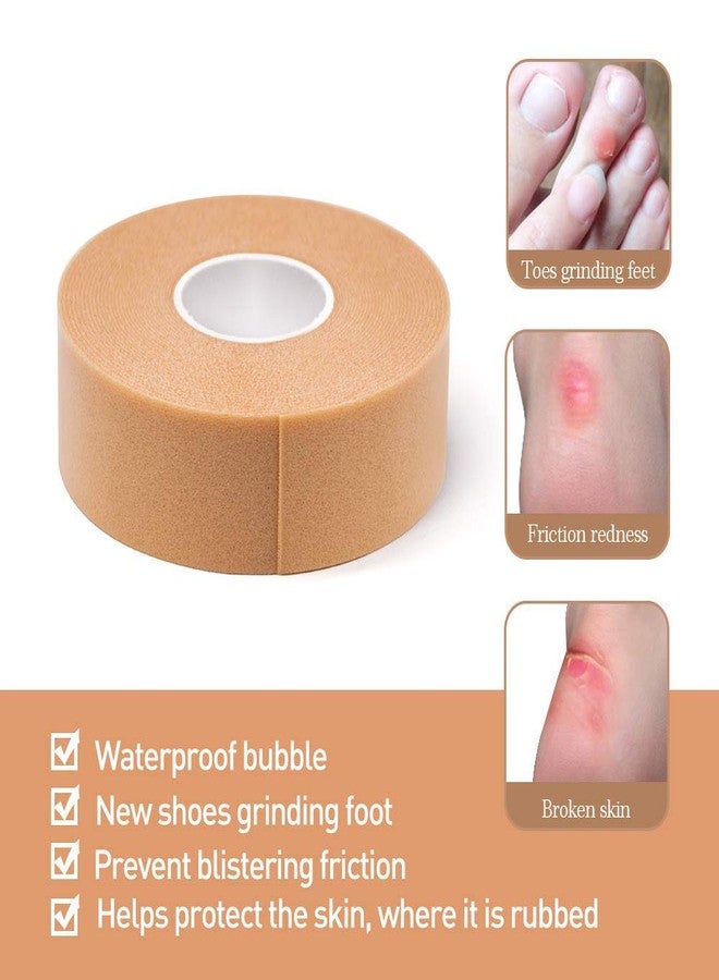 Mcvcoyh Foam Moleskin Tape Foot Care Sticker, Soft Blister Pads, Heel Cushion for Hand & Foot Care Protector Multi Purpose Wrap to Protect Skin from Rubbing - Image 5